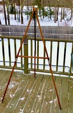 Vintage Anco Bilt 66" Folding Brown Wood Artist Painting Easel