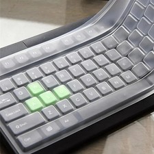 Universal Transparent Silicone Keyboard Cover Protector Skin for PC Desktop