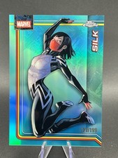 2026 Topps Chrome Marvel Cosmics #156 SILK Aqua Refractor /199