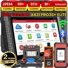LAUNCH X431 PRO3S V+ELITE Pro 5 Car Diagnostic Tool J2534 Programming ECU Coding