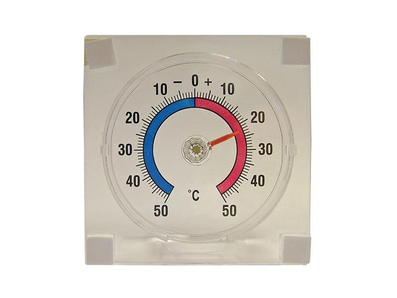 Stick-On Window Thermometer - Easy Indoor Outdoor Temperature Read