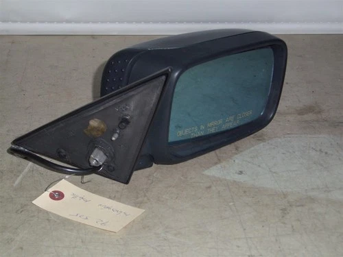 BMW E34 Passenger Side Door Rear View Mirror Island Green 