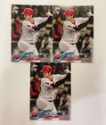 3-CARD RC LOT: RARE SHOHEI OHTANI 2018 Topps TEAM SET #A-17 NM or Better