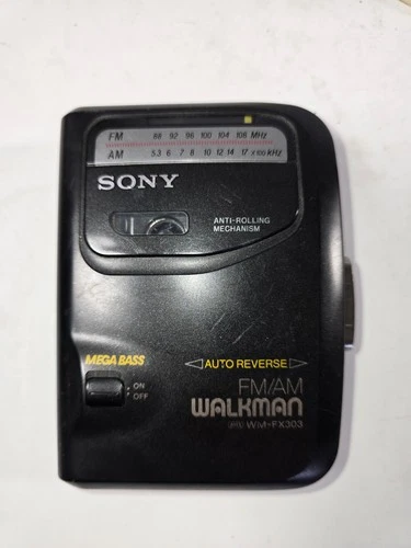 Sony Walkman WM-FX303 FM/AM Cassette Player For Parts Repair  Vintage