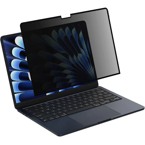 Folie mit Sichtschutzfilter für MacBook Air 15 M4/M3/M2 Belkin Schwarzer Rahmen