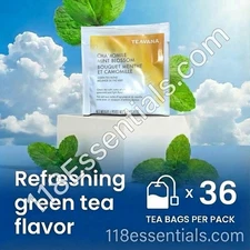 Starbucks Teavana Tea Sachets Chamomile Mint Blossom Herbal Pack of 36 Sachets