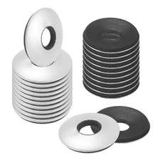 50-Pack Bonded Sealing Rubber Washers, 5/16" x 7/8"OD Neoprene Washer Gasket