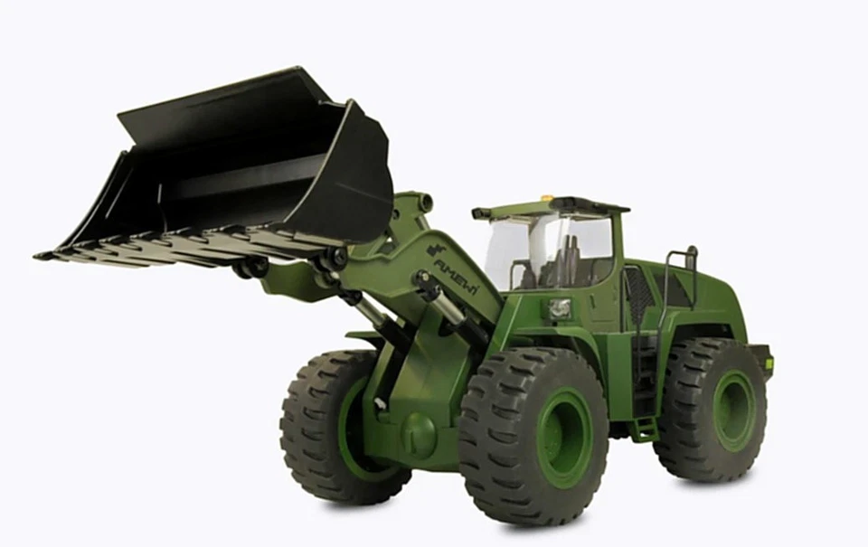 +++ Neuw. Amewi Radlader G485E ME - Nato-Olivgrün (22534) Wedico Maßstab 1 : 16