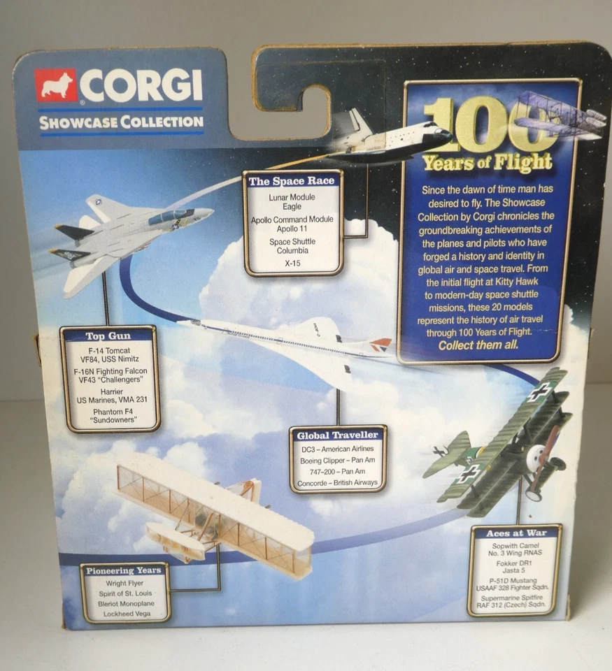 Corgi 100 Years of Flight 2003 BA Concorde CS90140 End of Service +Laser Crystal - Image 4 of 4