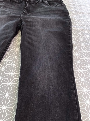 Weird Fish Ladies Size 20 Long Black Stretch Straight Leg Jeans W40 L32 - Picture 4 of 11