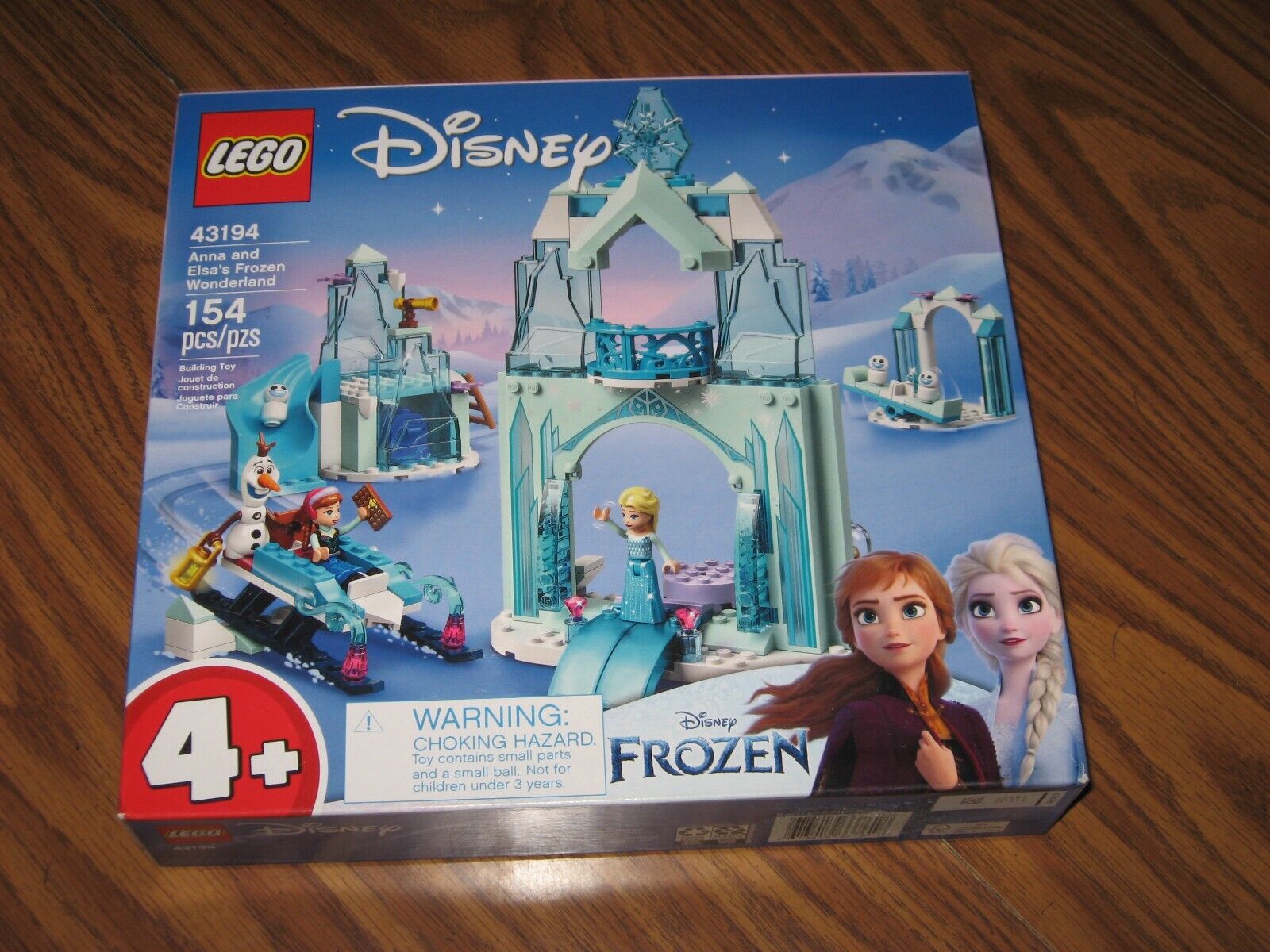 LEGO DISNEY ANNA AND ELSA'S FROZEN WONDERLAND 154 PCS. #43194 BRAND NEW