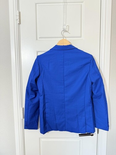 Boys Suits 5 Piece Set of Jacket Pants Vest for Kids Size 14 Royal Blue - Picture 3 of 6