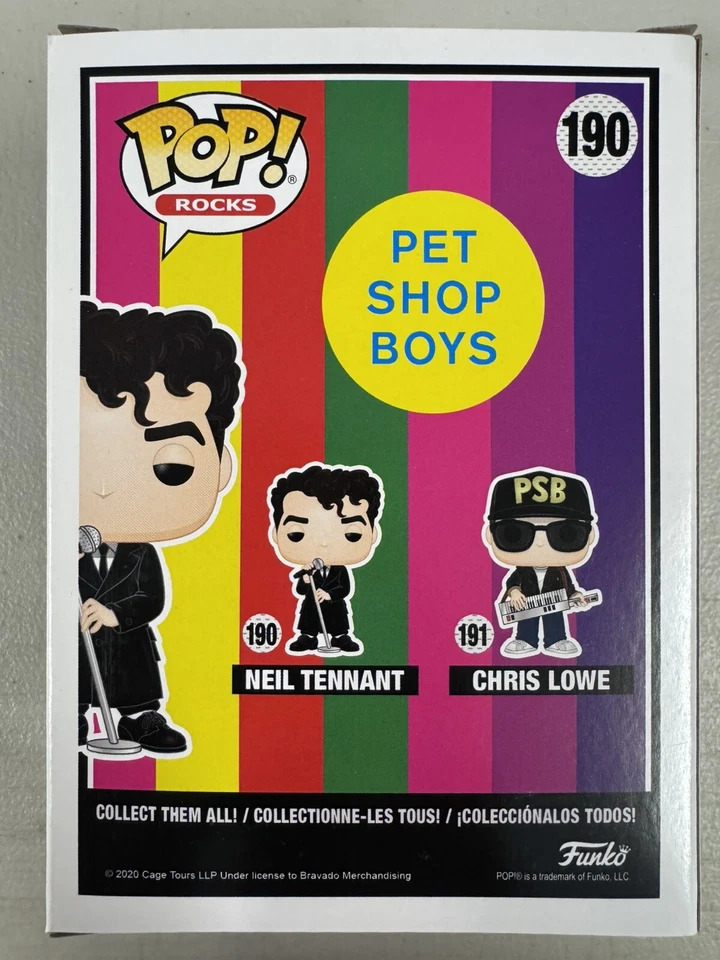 Neil Tennant 190 ~ Pet Shop Boys ~ Vinil Funko Pop ~ Rochas / Música + PROTETOR - Imagem 3 de 4
