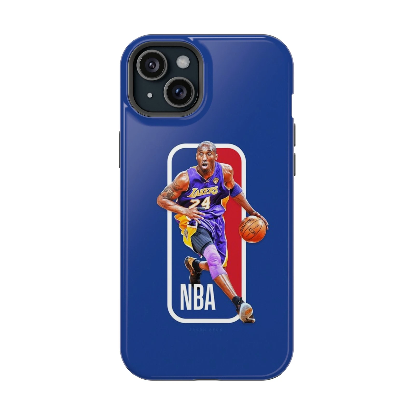 Kobe Bryant NBA Logo, Black Mamba Phone Case
