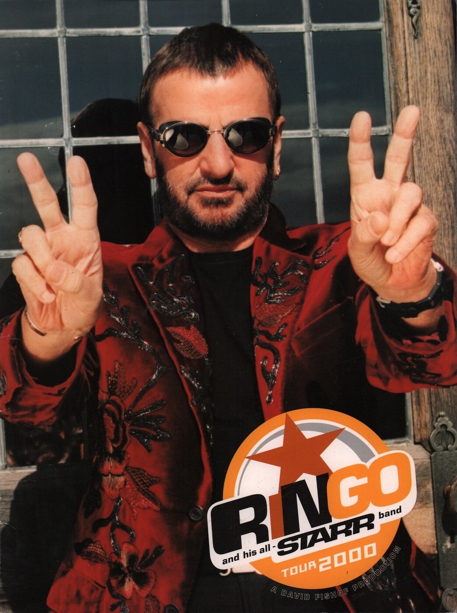 RINGO AND HIS ALL STARR BAND 2000 U.S. TOUR PROGRAM BOOK / BEATLES