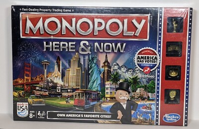 Monopoly Here and Now Own America's Favorite Cities New Sealed