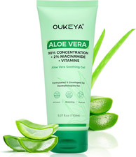 150Ml Aloe Vera Gel Bio - 2% Niacinamide Gel À L’Aloe Vera Cheveux, Visage, Corp