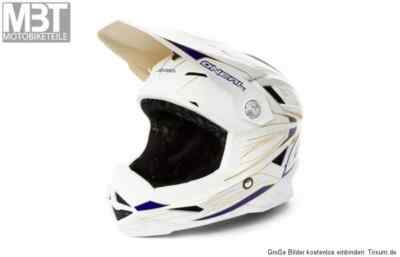 O´Neal Airtech Helm AT-1 Fullface Weiß Gold Größe M
