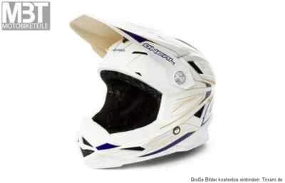 Casco O'Neal Airtech AT-1 Fullface Blanco Dorado Tamaño M - Imagen 1 de 4