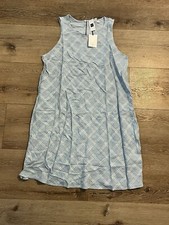 Gap Womens Blue Sleeveless Slip Flowy Dress NWT Size Large