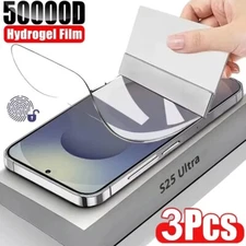 3PCS Fingerprint Screen Protector For Samsung S25S24 S23 S22 S20 S21Note 20Ultra