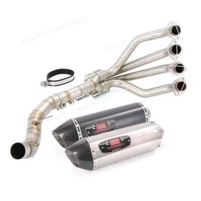 Whole Exhaust System For Kawasaki Z1000 2010-2023 Z1000SX Muffler Tip Front Pipe