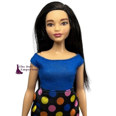 Barbie Fashionistas Doll #51 'Polka Dot Fun' Curvy Doll UK