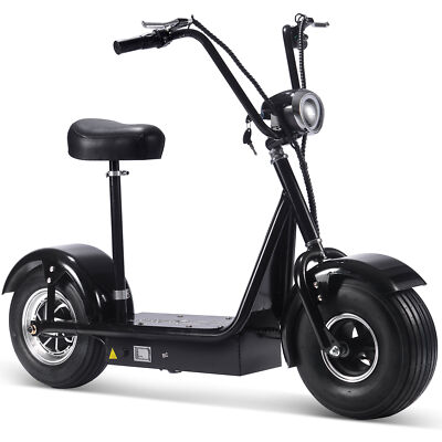MotoTec FatBoy 48V 800W Wide Tire Powerful Electric Scooter