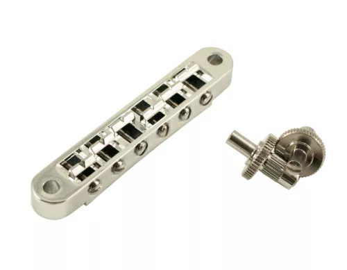 Kluson USA Made Nashville Tune-o-Matic Bridge Zinc Chrome KLP-1200C