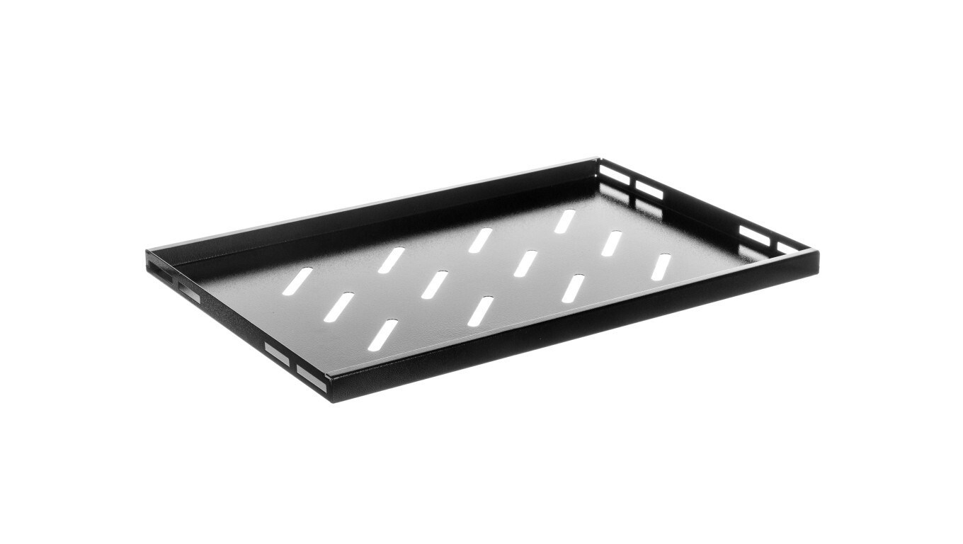 Shelf for wardrobes 19 600 mm black LANBERG (1U/465x300mm load capacity u /T2UK