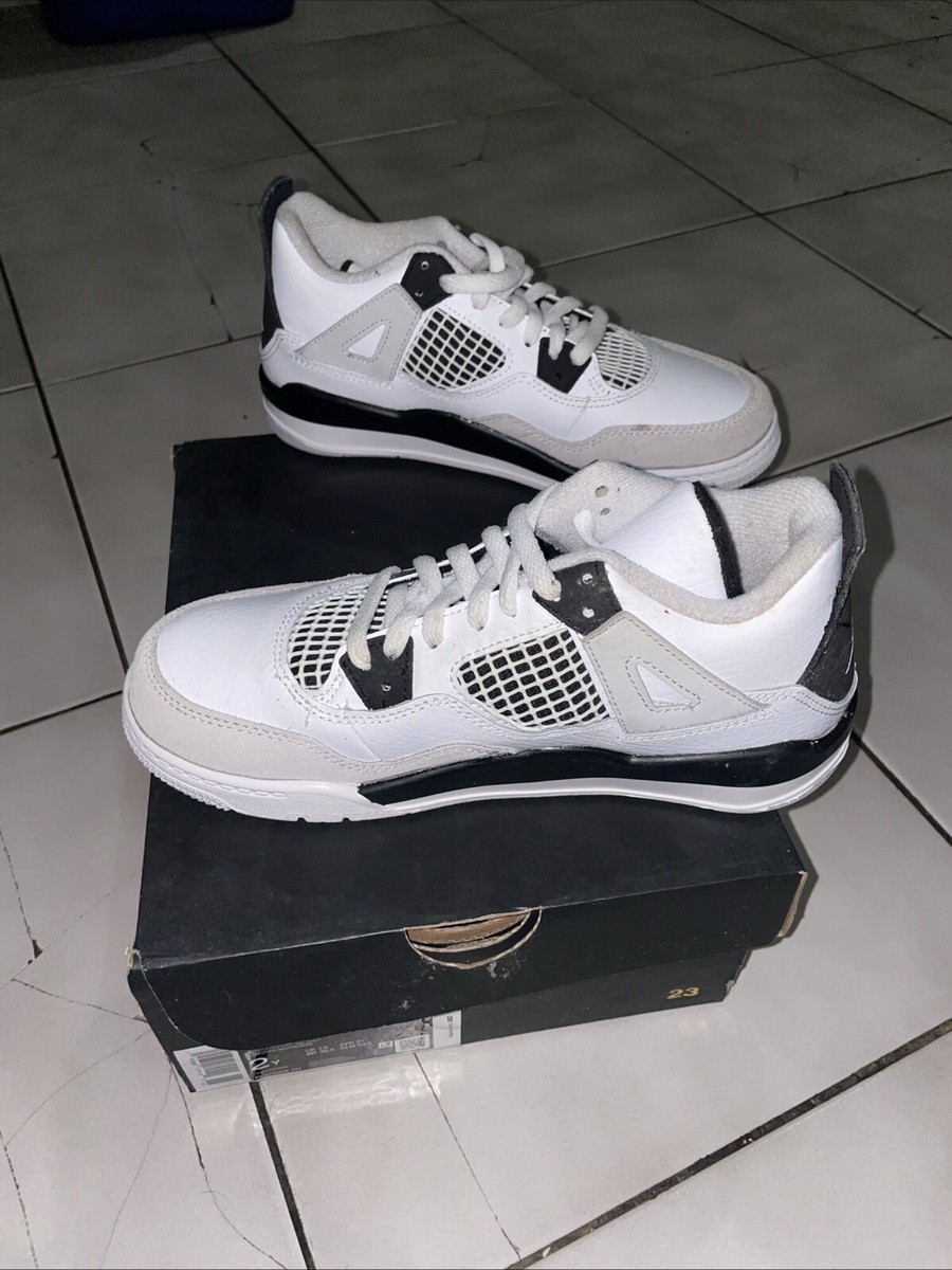 スニーカー Nike PS Air Jordan 4\"Military Black\"20cm Air Jordan 4 Retro PS 'Military Black' — Kick Game