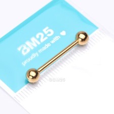 Pure24K Implant Grade Titanium Internally Threaded Basic Barbell