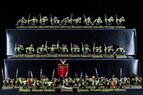 Constructeur d'armée peint professionnel des tribus orques et gobelins - Le vieux monde mini COMMISSION - Photo 13/67