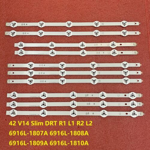 6916L-1807A 1808A 1809A 1810A Barras LED (10) para Panasonic TX-42AS750E TX-42AS740E - Imagen 1 de 7