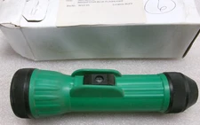 BRIGHT STAR 2-CELL TUFLEXX LENS 2601 GREEN Industrial Flashlight #164E