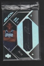 RONNIE BREWER 2006-07 UD BLACK ROOKIE MATERIALS  AUTO CARD #AMR-RO /50