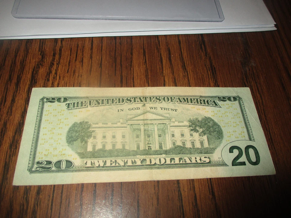 2006 $20 US LEGAL TENDER  FANCY SERIAL NUMBER 07777771 SIX LUCKY SEVENS - Image 2 of 2