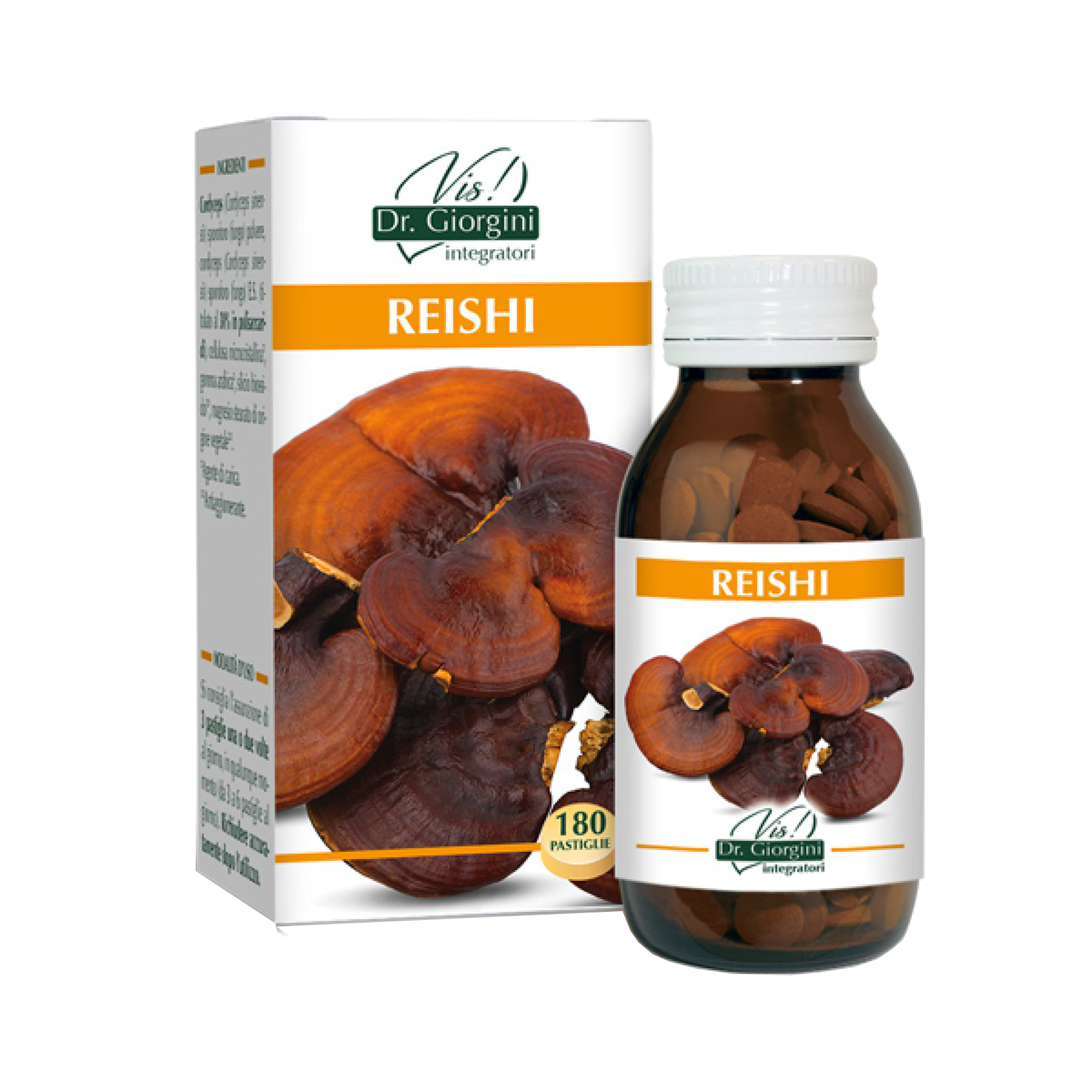Dr. Giorgini Reishi 180 pastiglie Antiossidante Naturale