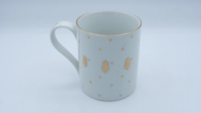 Potter & Smith Christmas Tree Mug Gold Edge
