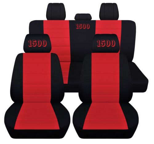 Fundas de asiento para camioneta se adaptan a Dodge Ram 1500 2010-2020 bordadas AB amigables - Imagen 4 de 6