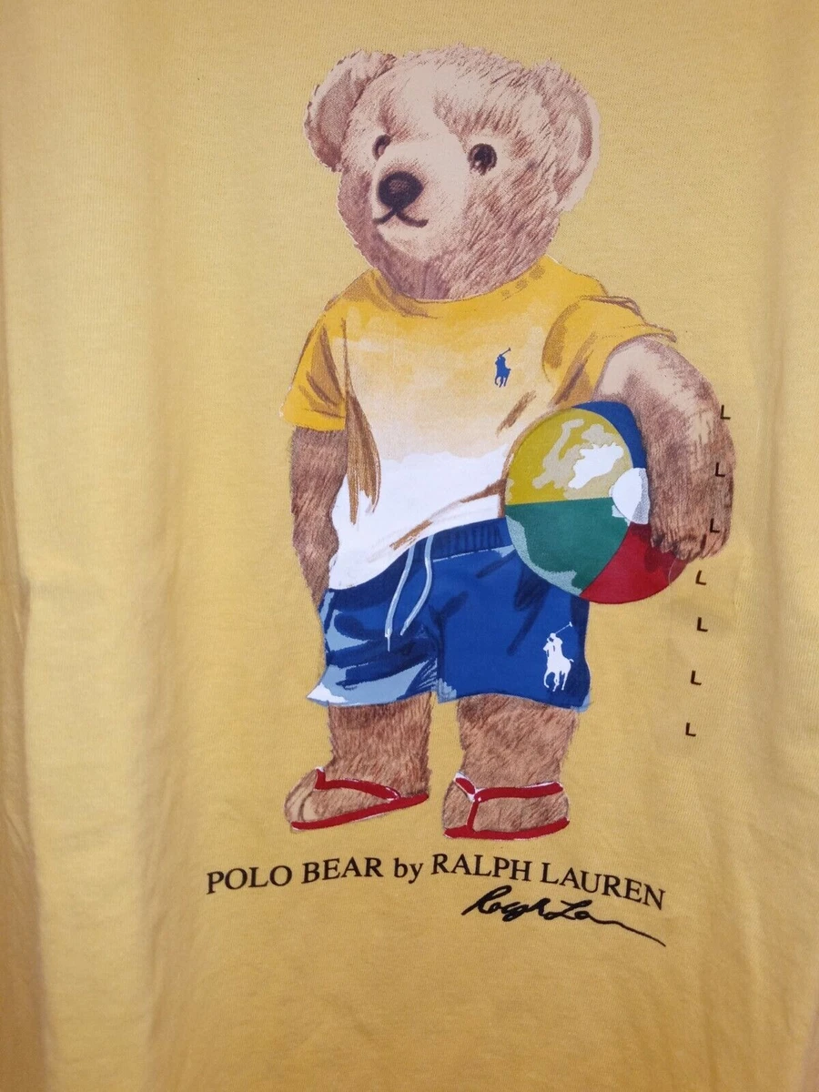 Polo bear sales t shirt yellow