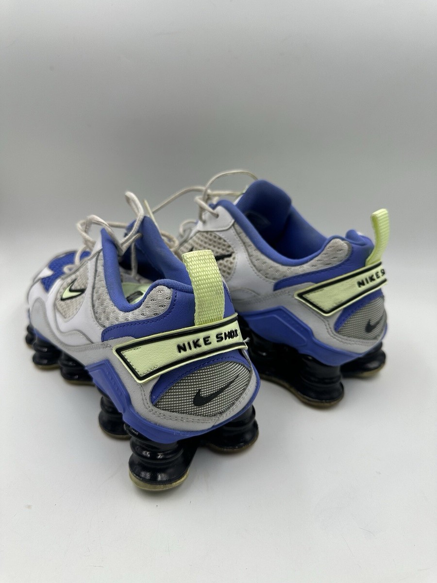 NIKE SHOX TL NOVA WHITE SAPPHIRE BLUE RUNNING SHOES CV3602-100
