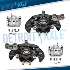 Front Steering Knuckles Wheel Hub Calipers Bracket for 2003-2008 Toyota Corolla