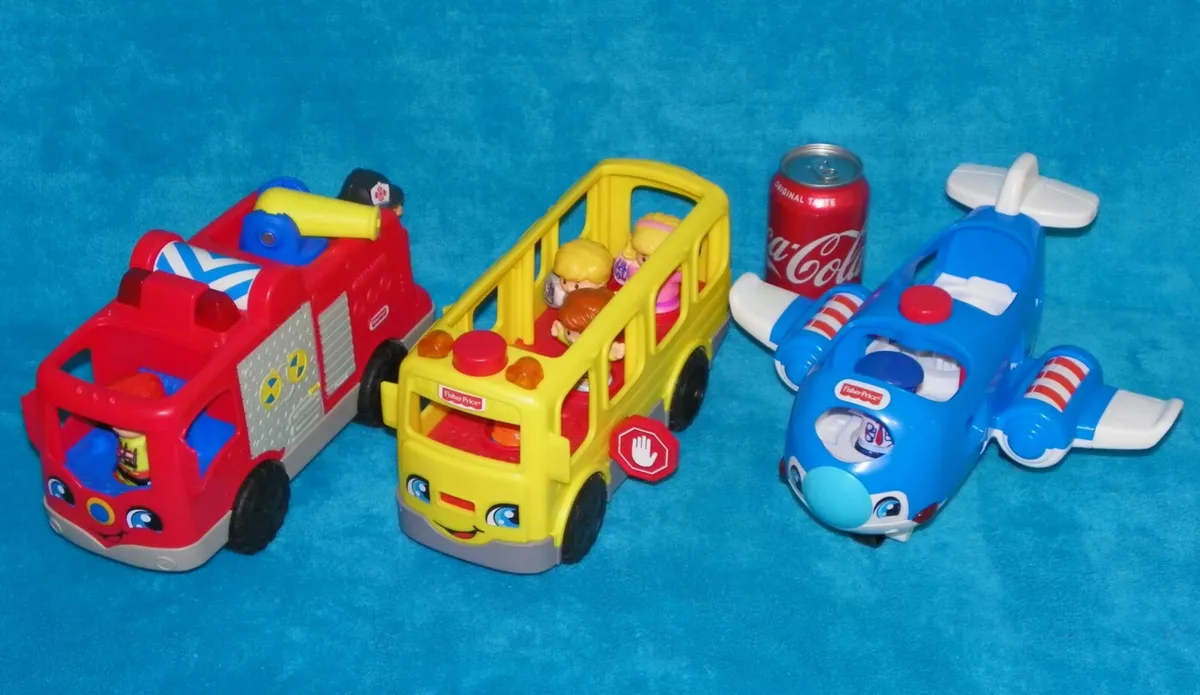 Fisher price school sales bus and airplane
