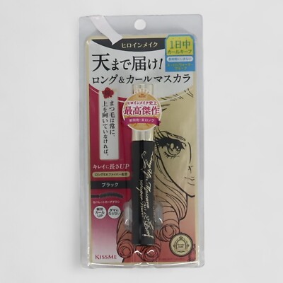 Heroine Make by Kiss Me Long & Curl Mascara Super Water Proof #01 Black