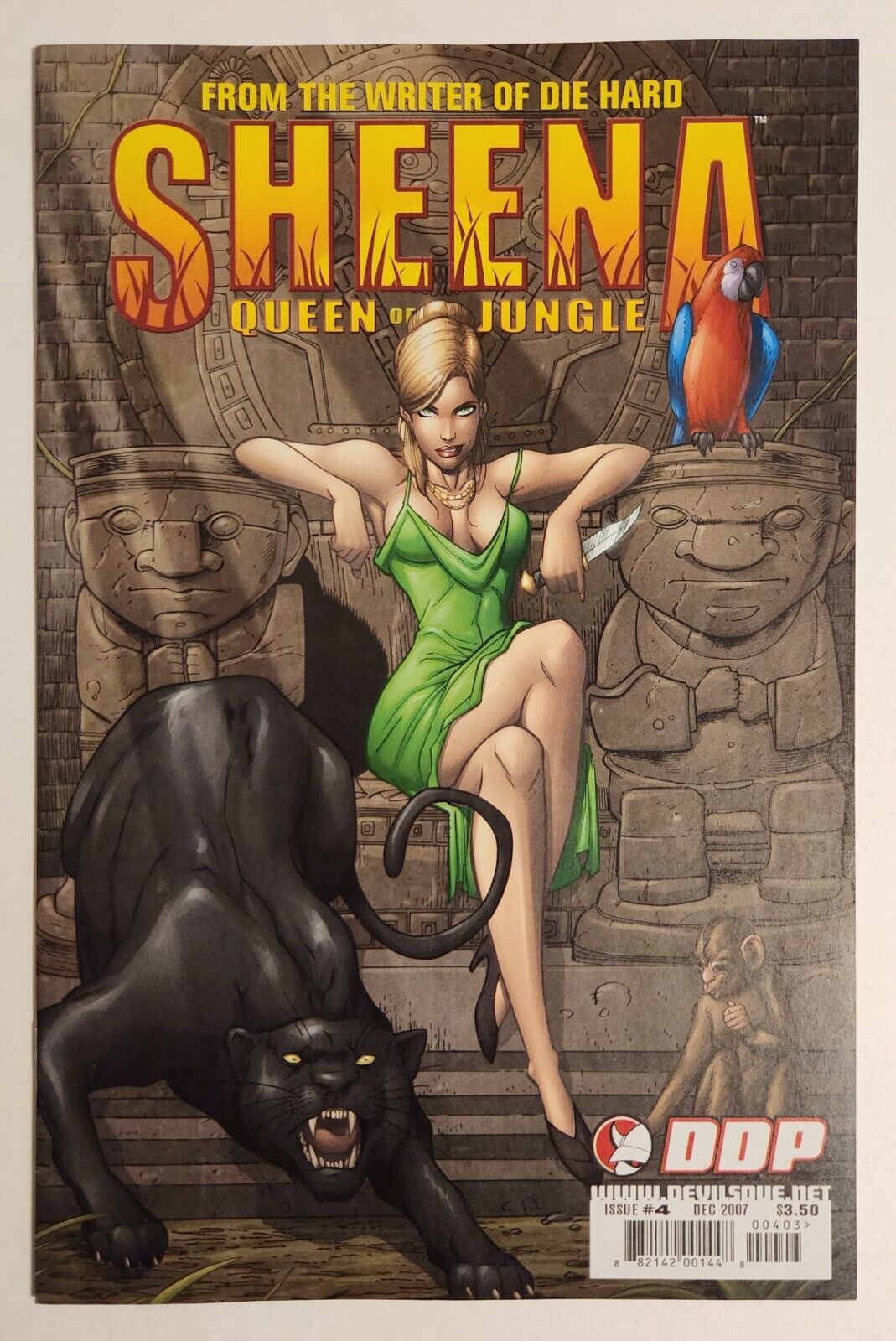 Sheena, Queen of the Jungle #4 (2007, DDP) VF/NM Tim Seeley Variant "C"