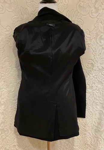 Theory Etiennette Continuous Long-Line Blazer, Longjacke, schwarz, Gr. 6 - Bild 9 von 11
