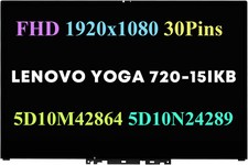 New/Orig Lenovo ideapad Yoga 720-15IKB FHD touch Lcd screen Module 5D10N24289