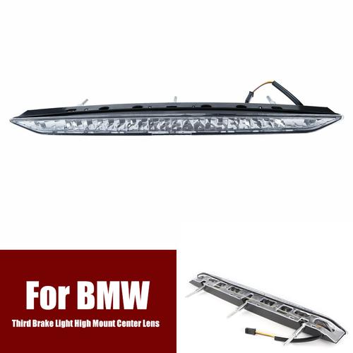 White Car Third Brake Light High Mount Center Lens For BMW Z4 E85 2002-2008