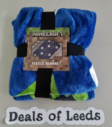 Minecraft Soft Blue Fleece Blanket Throw Kids 100 X 150cm New Ebay Minecraft Soft Blue Fleece Blanket Throw Kids 100 X 150cm New Ebay